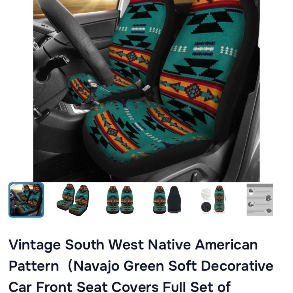 Southwest Pattern Car Seat Covers